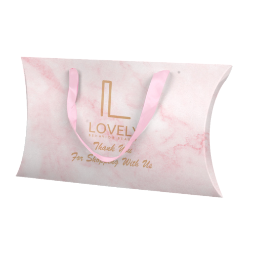 Customized Brand Name Printed Hair Extension Packaging Box for A Wig
